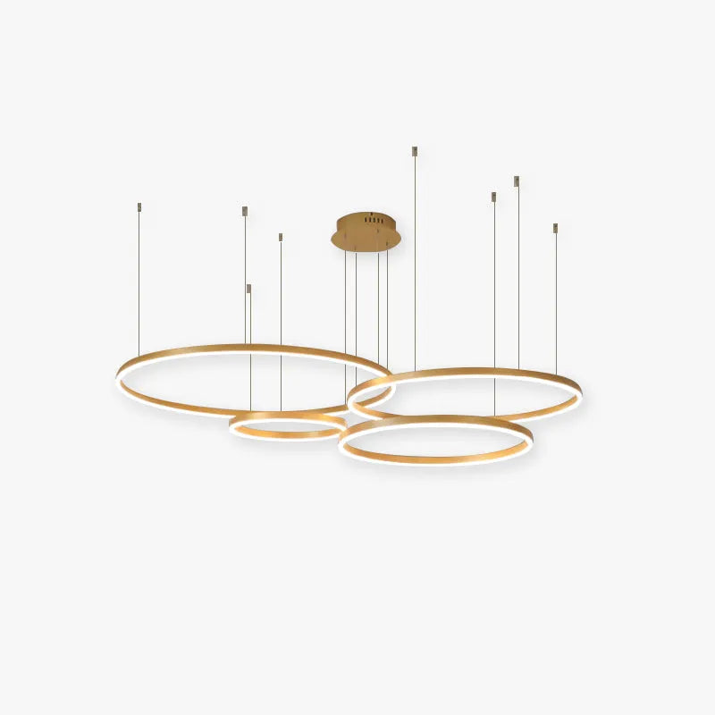 LumaCirque Tir-Circle Pendant Lamp Dimmable Metal Fixture For Contemporary Interiors At Home