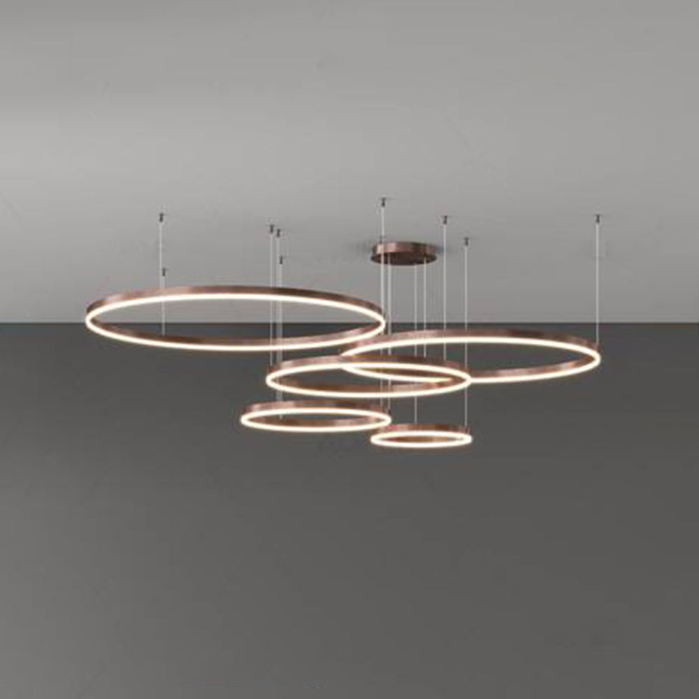LumaCirque Tir-Circle Pendant Lamp Dimmable Metal Fixture For Contemporary Interiors At Home