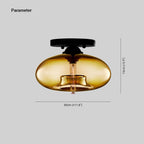 Lumen Globe Flush Mount Ceiling Light For Living Room Area Home Interiors Ceiling Fixture