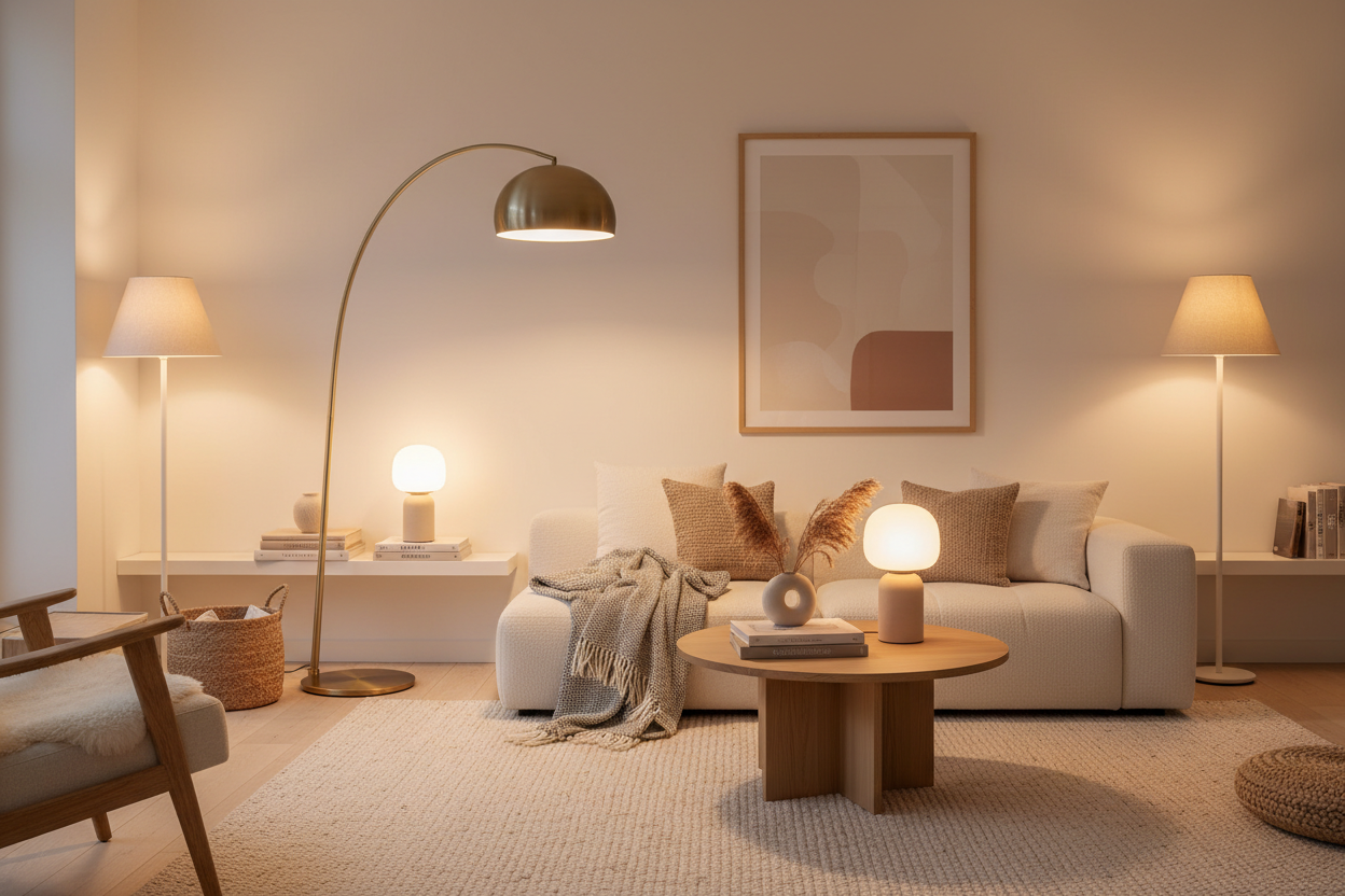 home interior and lamps hero image
