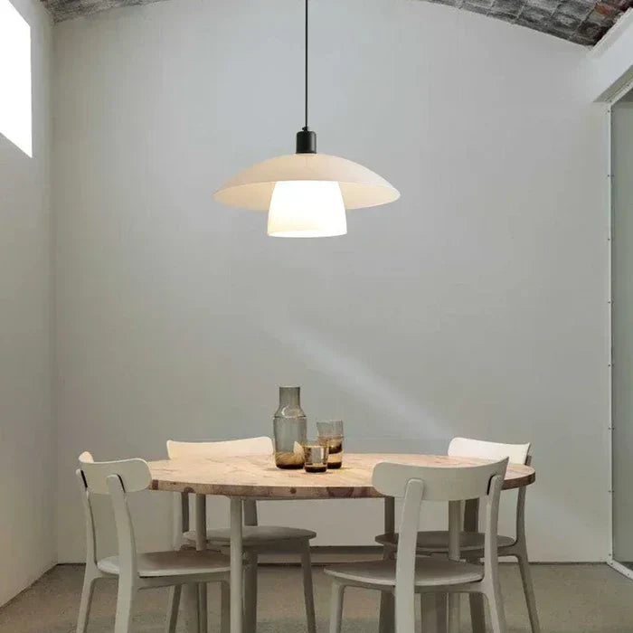 Luma Dome Pendant Light With Diffused LED Glow For Kitchen And Dining In Minimalist Aesthetic