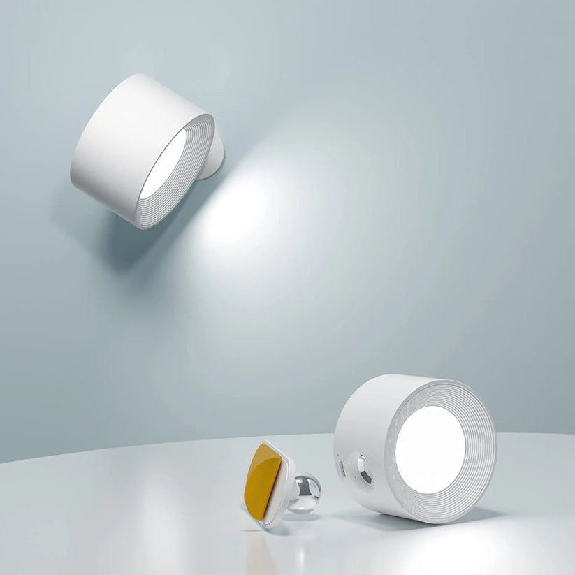 LumaAid Wireless Detachable Wall Light With a Rechargeable LED Lamp And 360 Degree Rotation